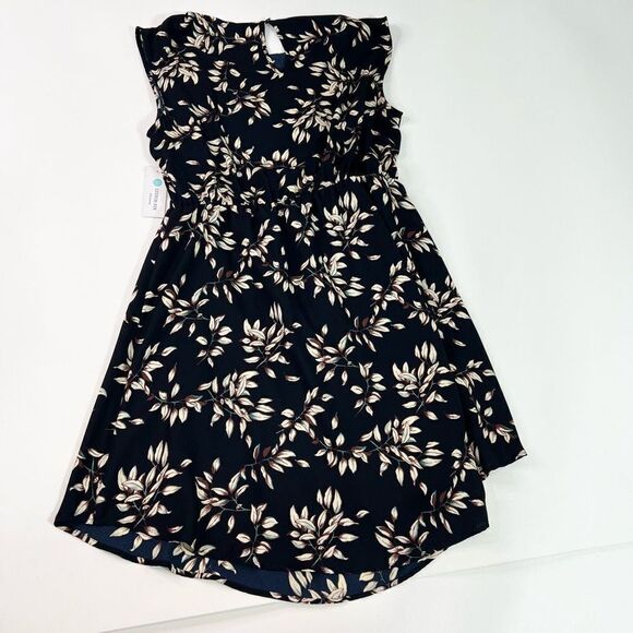 Collective Concepts Dress Womens 2X Stitch Fix  Blue Printed Sleeveless Keyhole - Picture 10 of 12